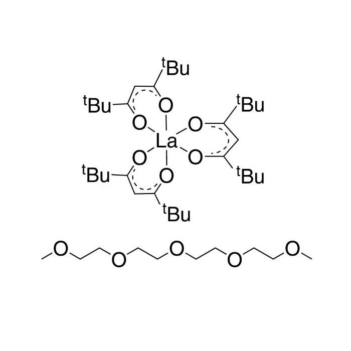 三（2,2,6,6-四甲基-3,5-庚二酮基）镧（III）四甘醇酸酯加合物