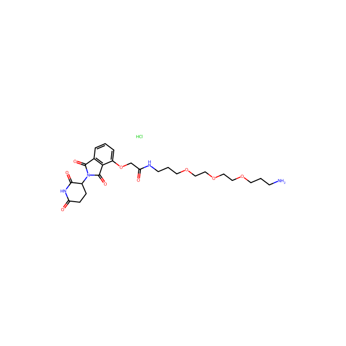 沙利度胺4'-氧乙酰胺-烷基C1-PEG3-烷基C3-胺 盐酸盐