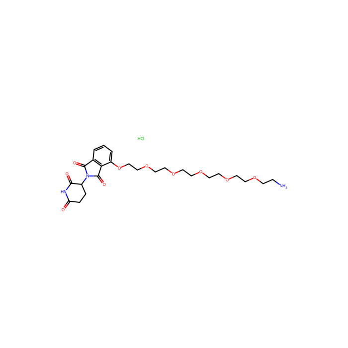 Pomalidomide-PEG6-NH2 hydrochloride