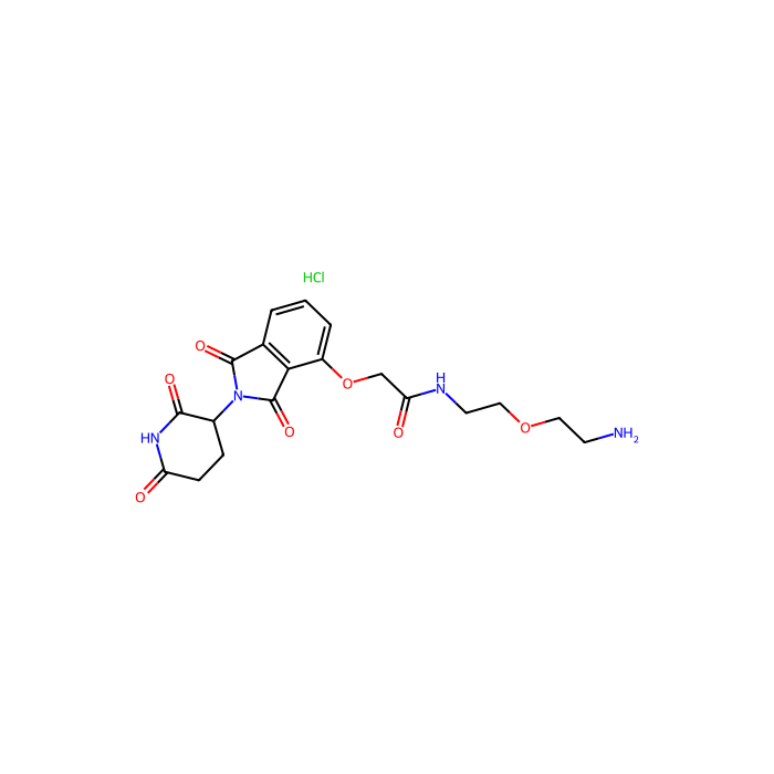 Thalidomide-O-amido-PEG-C2-NH2 hydrochloride