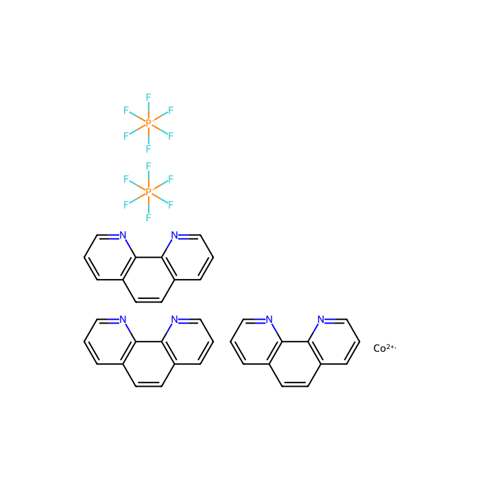 三（1,10-菲咯啉）双（六氟磷酸盐）钴（II）