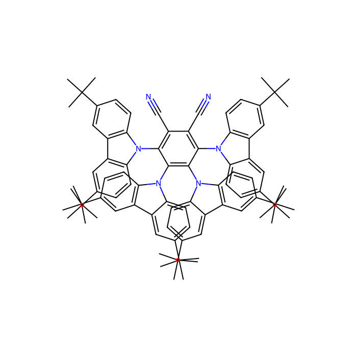 3,4,5,6-四(3,6-二叔丁基-9-咔唑基)-邻苯二腈