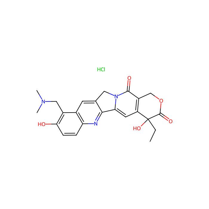 盐酸拓扑替康, DNA 拓扑异构酶 I 线粒体抑制剂