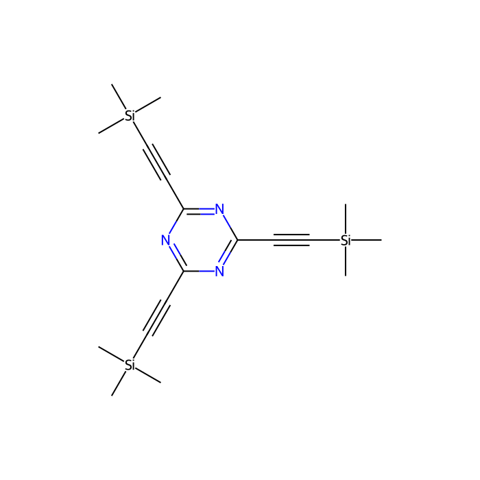 2,4,6-三((三甲基甲硅烷基)乙炔基)-1,3,5-三嗪