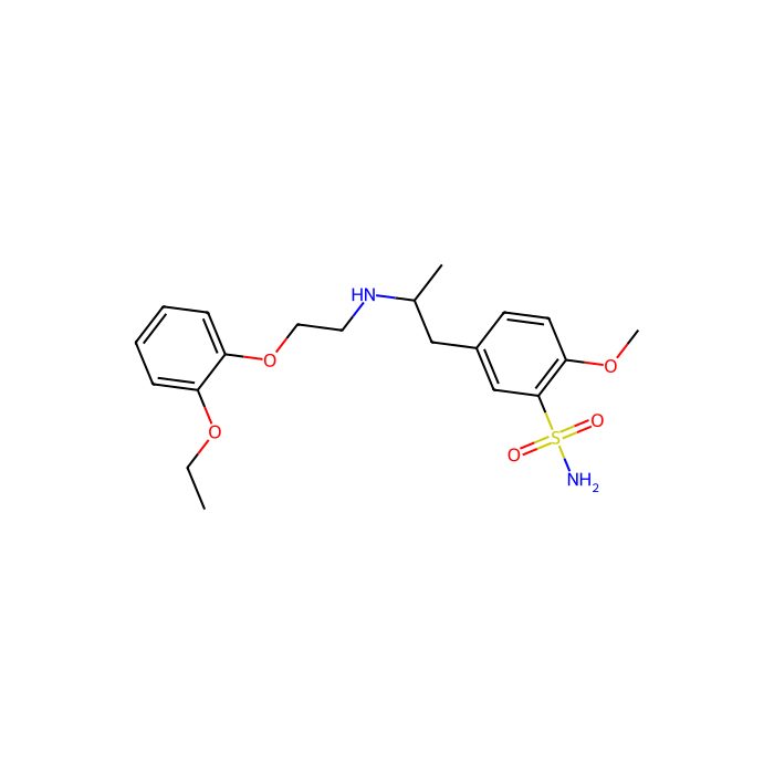 坦索罗辛, α 1A 肾上腺素受体拮抗剂；α 1B 肾上腺素受体拮抗剂；α 1D 肾上腺素受体拮抗剂