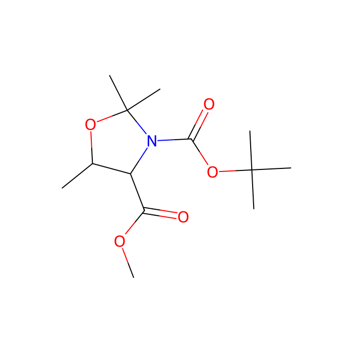 (4R,5S)-2,2,5-三甲基恶唑烷-3,4-二甲酸3-叔丁基4-甲酯