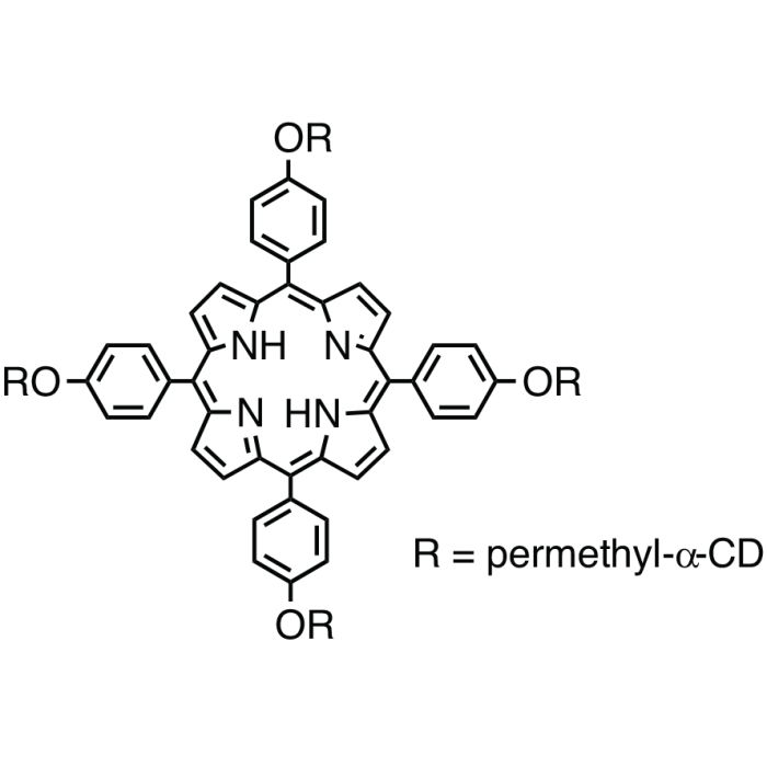 5,10,15,20-四[4-(全-O-甲基-α-环糊精-6-基氧基)苯基]卟啉