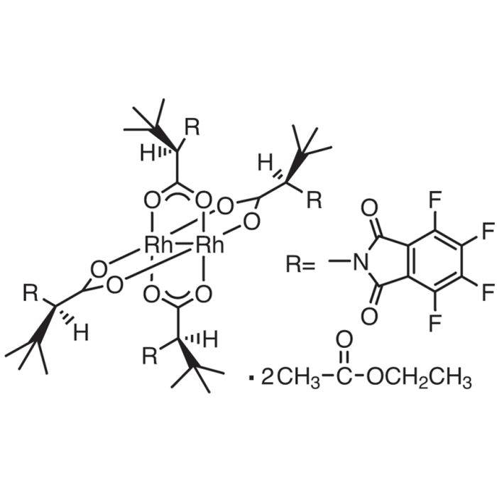 四[N-四氟邻苯二甲酰基-(R)-叔亮氨酸基]二铑双(乙酸乙酯)加合物
