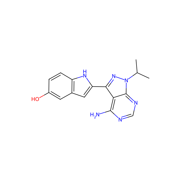 Torkinib (PP242), 雷帕霉素激酶机制靶点抑制剂；含 PAS 结构域的丝氨酸/苏氨酸激酶抑制剂