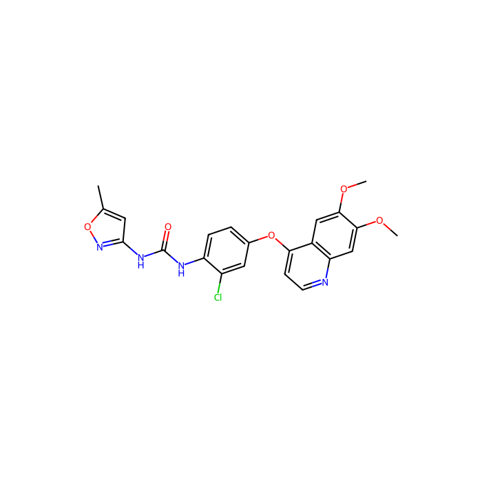 Tivozanib (AV-951), 血管内皮生长因子受体抑制剂