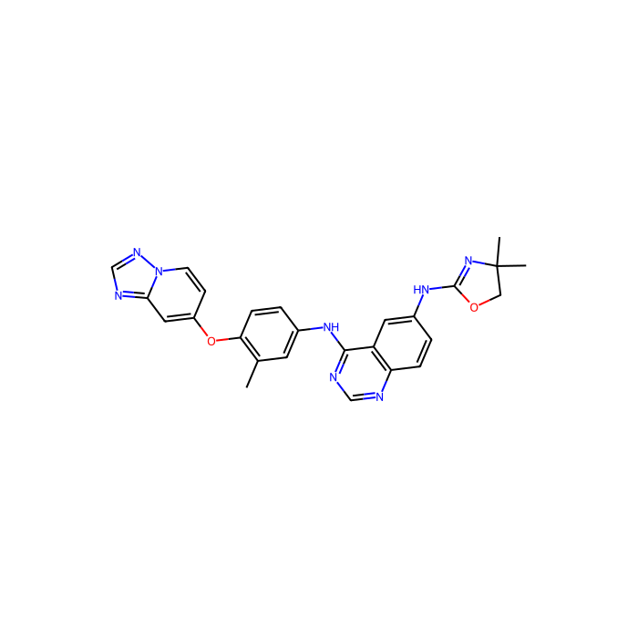 Tucatinib (Irbinitinib, ONT-380), 受体蛋白-酪氨酸激酶 erbB-2 抑制剂