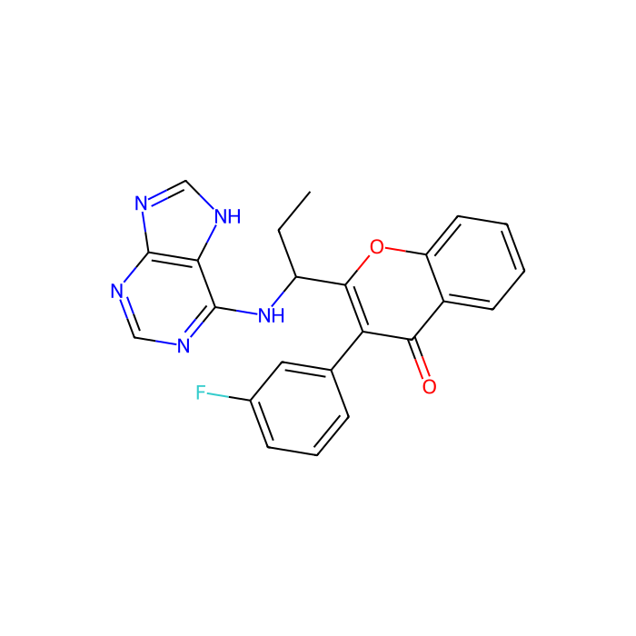Tenalisib (RP6530), PI3 激酶 p110-γ亚基抑制剂