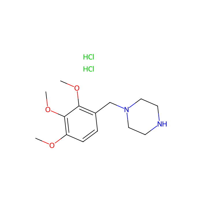 1-(2,3,4-三甲氧基苄基)哌嗪二盐酸盐