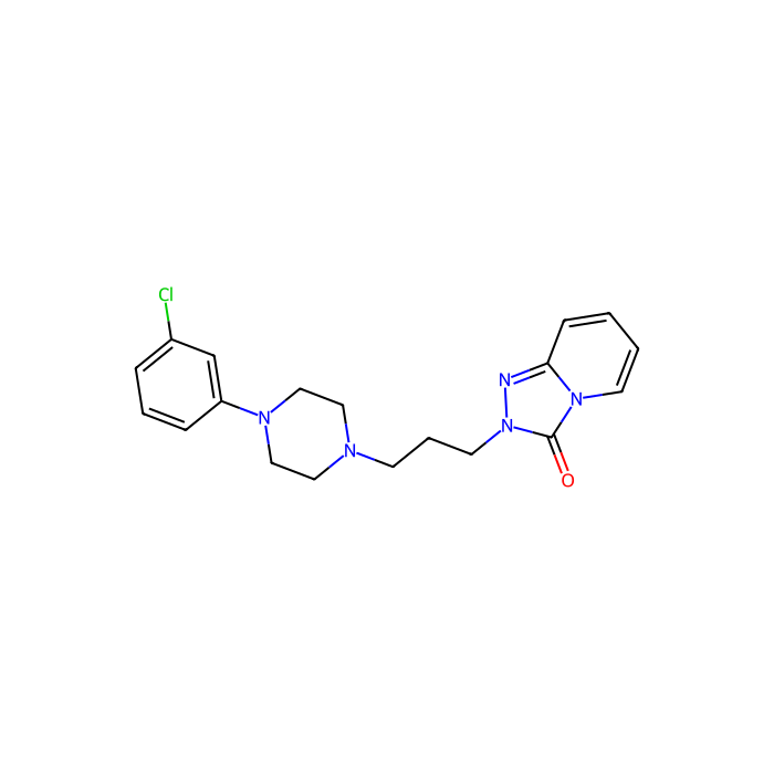 曲唑酮, 5-HT 2A 受体拮抗剂；5-HT 2B 受体拮抗剂；5-HT 2C 受体拮抗剂