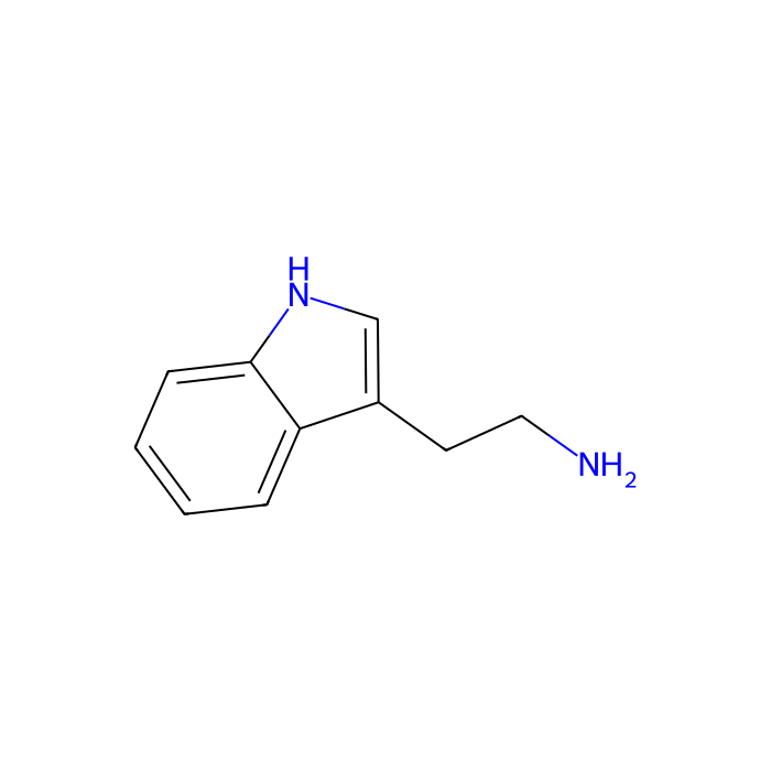 色胺, 5-HT 1B 受体的激动剂；5-HT 1D 受体的激动剂；5-HT 1e 受体的激动剂；5-HT 1F 受体的激动剂；5-HT 2A 受体的激动剂；5-HT 2B 受体的激动剂；5-HT 2C 受体的激动剂；5-HT 6 受体的激动剂；5-HT 7 受体的激动剂