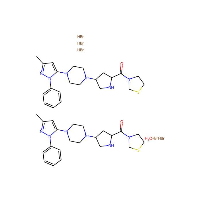 Teneligliptin hydrobromide hydrate
