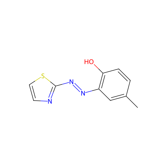 2-(2-噻唑基偶氮)-p-甲酚