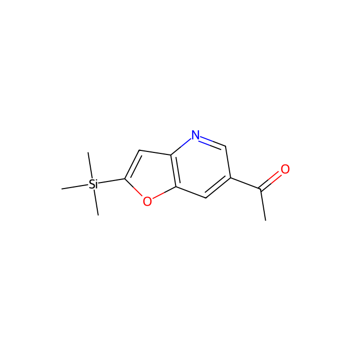 1-(2-(三甲基硅基)呋喃[3,2-b]吡啶-6-基)乙酮