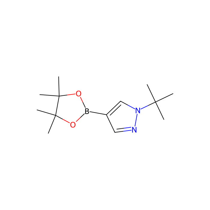 1-(叔丁基)-4-(4,4,5,5-四甲基-1,3,2-二氧硼杂环戊烷-2-基)吡唑