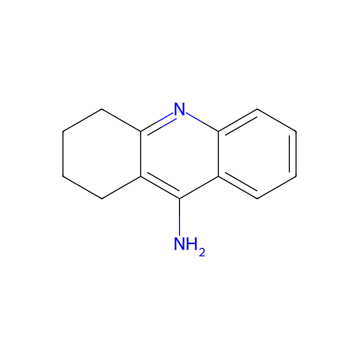 1,2,3,4-四氢吖啶-9-胺, 乙酰胆碱酯酶抑制剂（卡特赖特血型）;丁酰胆碱酯酶抑制剂;M 1 受体的变构调节剂;M 2 受体的变构调节剂