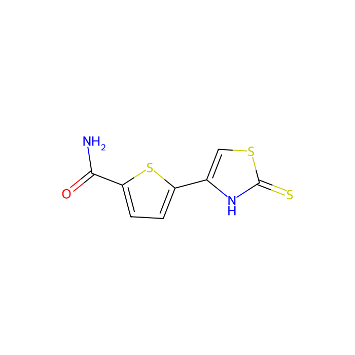 2-甲酰胺-5-(2-巯基-1,3-噻唑-4-基)-噻吩