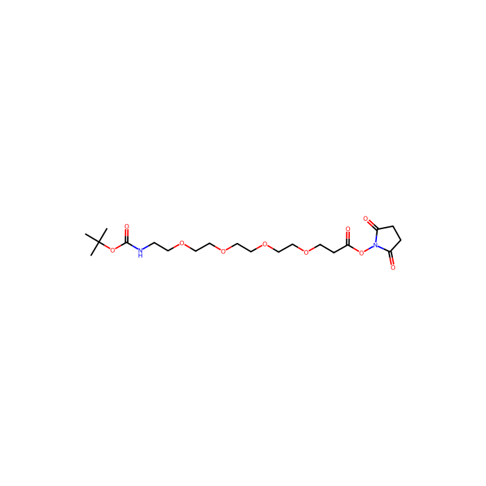 t-Boc-N-氨基-PEG4-琥珀酰亚胺酯