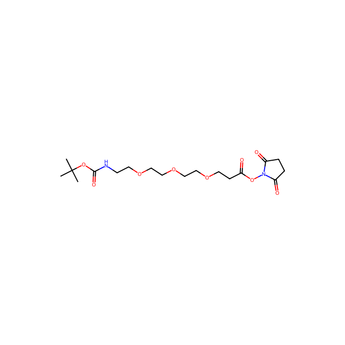 t-Boc-N-氨基-PEG3-琥珀酰亚胺酯