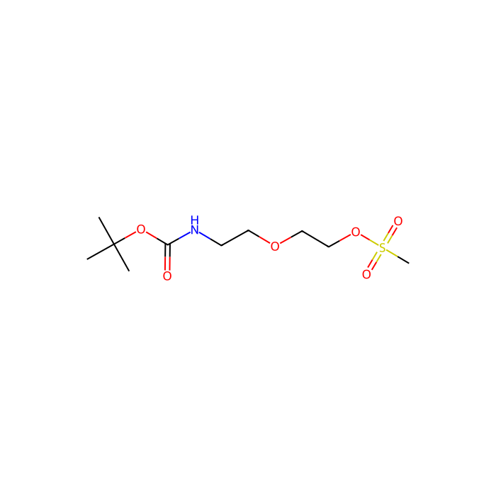 t-Boc-N-氨基-PEG2-MS