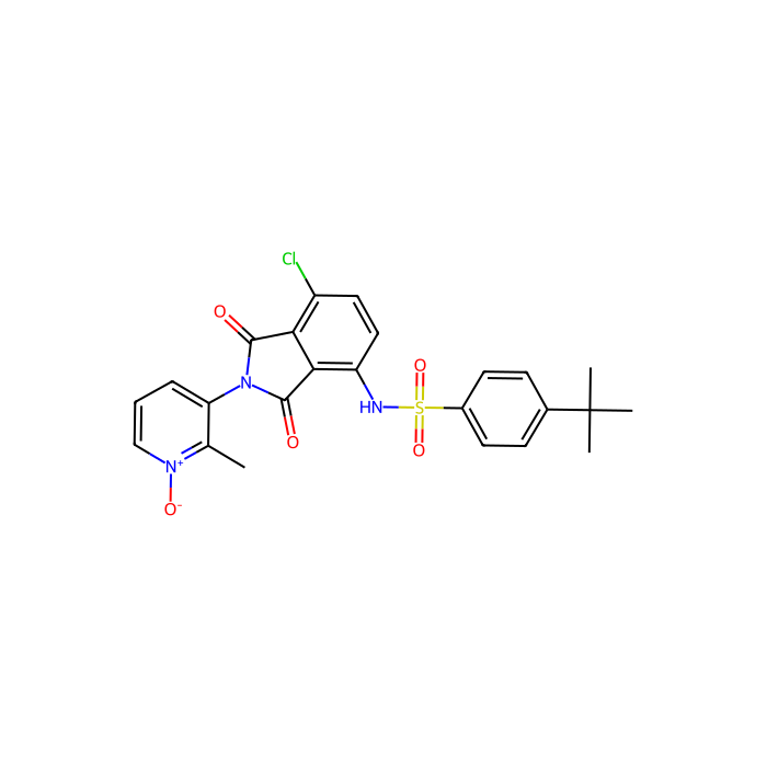 4-tert-butyl-N-[7-chloro-2-(2-methyl-1-oxidopyridin-1-ium-3-yl)-1,3-dioxoisoindol-4-yl]benzenesulfonamide, CCR9 拮抗剂