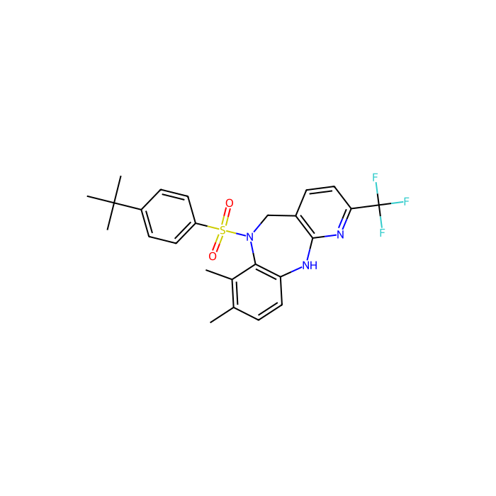 6-(4-tert-butylphenyl)sulfonyl-7,8-dimethyl-2-(trifluoromethyl)-5,11-dihydropyrido[3,2-c][1,5]benzodiazepine, BB 3 受体激动剂