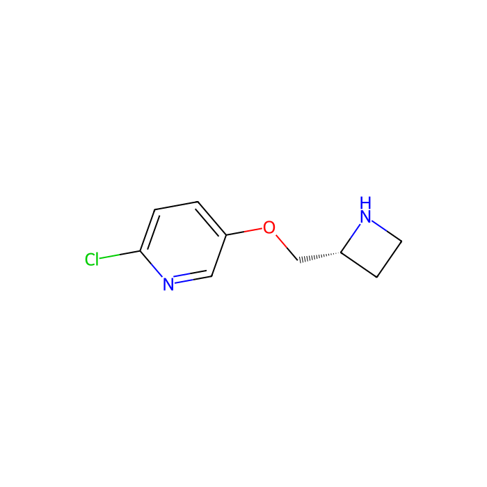 tebanicline, 烟碱乙酰胆碱受体 α4 亚基的激动剂