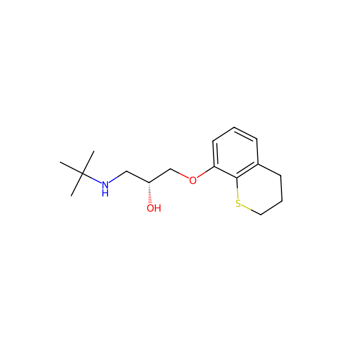 (-)-tertatolol, 5-HT 1A 受体拮抗剂