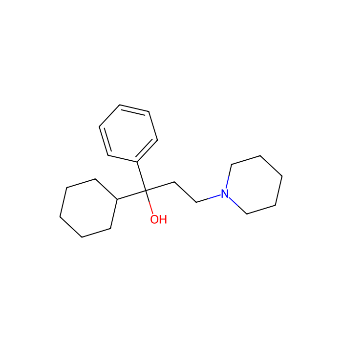 trihexyphenidyl, M 1 受体拮抗剂