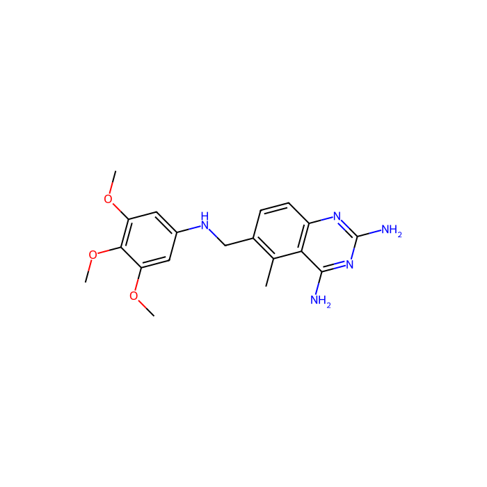 trimetrexate, 二氢叶酸还原酶抑制剂