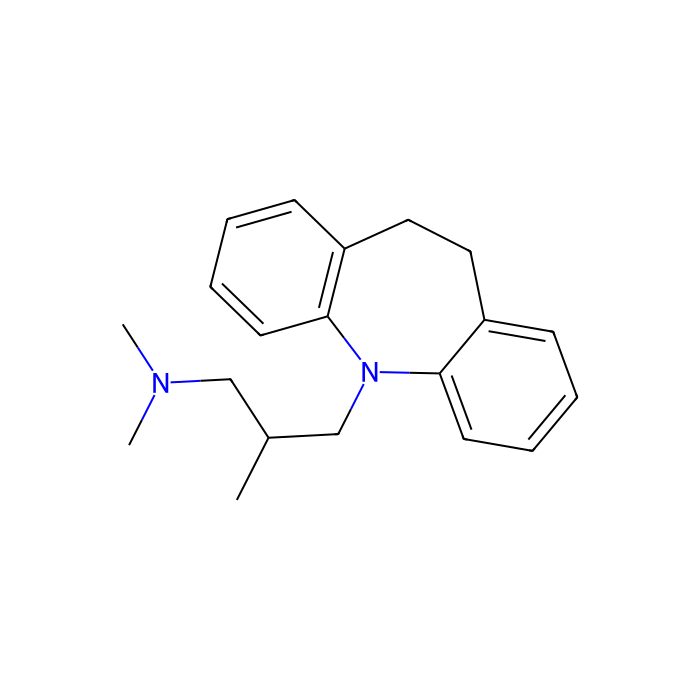 trimipramine, DAT 抑制剂；NET 抑制剂；SERT 抑制剂