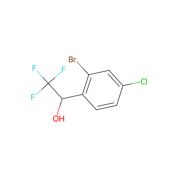 (1R)-1-(2-bromo-4-chlorophenyl)-2,2,2-trifluoroethan-1-ol