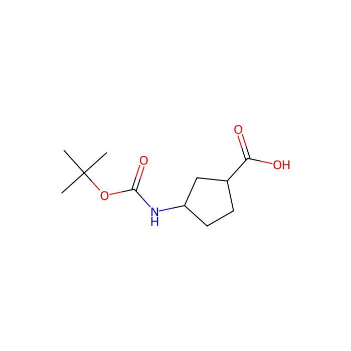 trans-3-{[(tert-butoxy)carbonyl]amino}cyclopentane-1-carboxylic acid