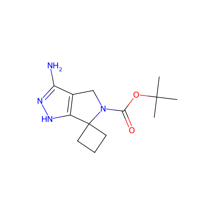 tert-butyl 3-aminospiro[1,4-dihydropyrrolo[3,4-c]pyrazole-6,1'-cyclobutane]-5-carboxylate