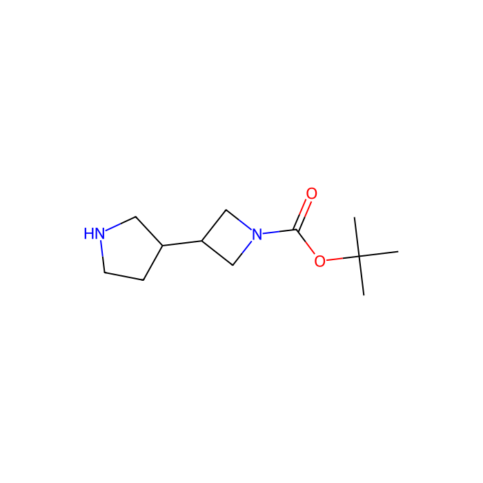 tert-butyl 3-(pyrrolidin-3-yl)azetidine-1-carboxylate