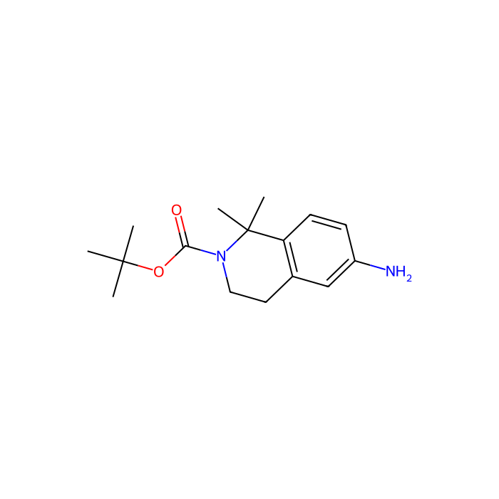 tert-butyl 6-amino-1,1-dimethyl-3,4-dihydroisoquinoline-2-carboxylate