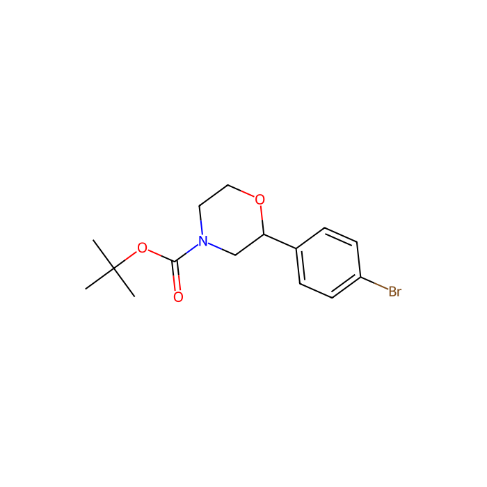 tert-butyl (2R)-2-(4-bromophenyl)morpholine-4-carboxylate