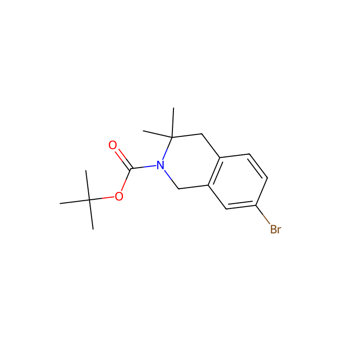 tert-butyl 7-bromo-3,3-dimethyl-1,4-dihydroisoquinoline-2-carboxylate