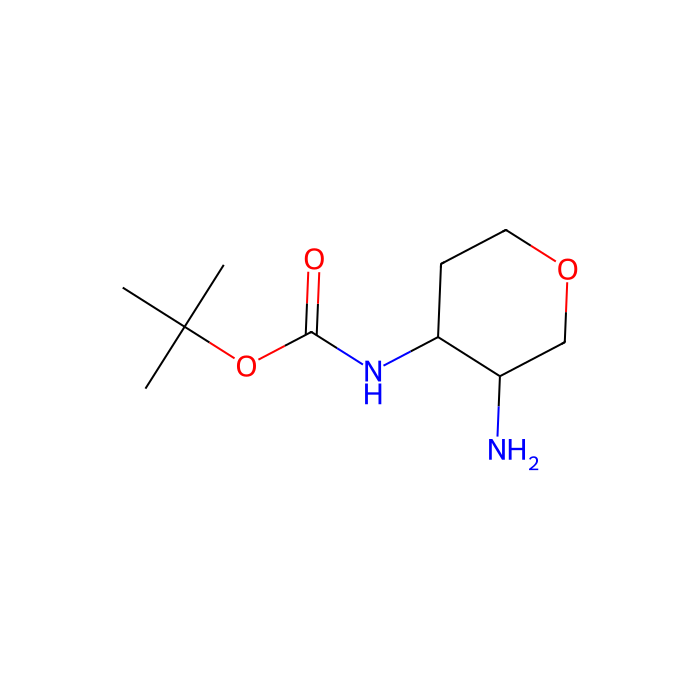 tert-butyl N-[(3R,4R)-3-aminotetrahydropyran-4-yl]carbamate