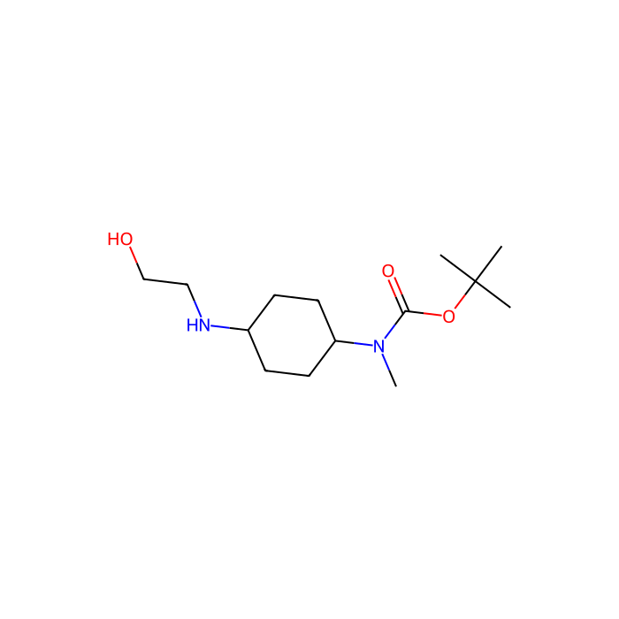 tert-butyl N-{4-[(2-hydroxyethyl)amino]cyclohexyl}-N-methylcarbamate