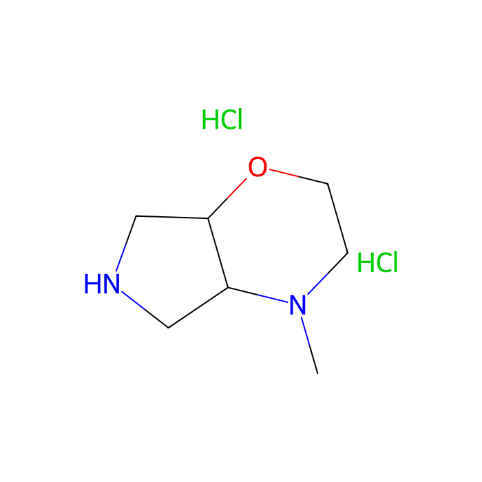 trans-4-methyl-3,4a,5,6,7,7a-hexahydro-2H-pyrrolo[3,4-b][1,4]oxazine;dihydrochloride