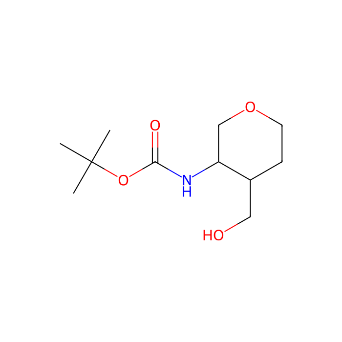tert-butyl N-[(3R,4S)-4-(hydroxymethyl)oxan-3-yl]carbamate