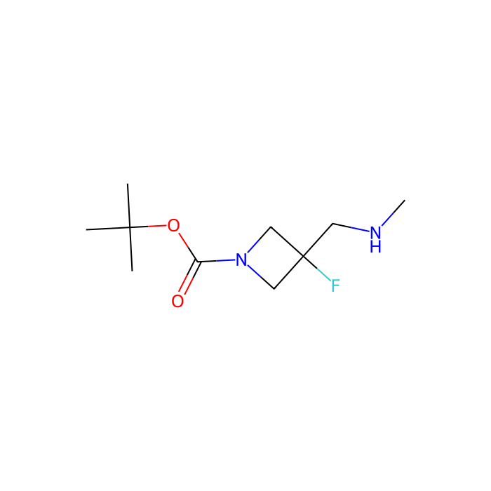 tert-butyl 3-fluoro-3-[(methylamino)methyl]azetidine-1-carboxylate