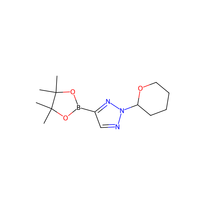 2-tetrahydropyran-2-yl-4-(4,4,5,5-tetramethyl-1,3,2-dioxaborolan-2-yl)triazole
