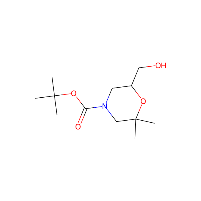 tert-butyl (6R)-6-(hydroxymethyl)-2,2-dimethylmorpholine-4-carboxylate