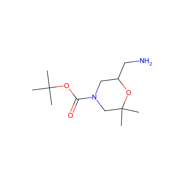 tert-butyl (6R)-6-(aminomethyl)-2,2-dimethylmorpholine-4-carboxylate